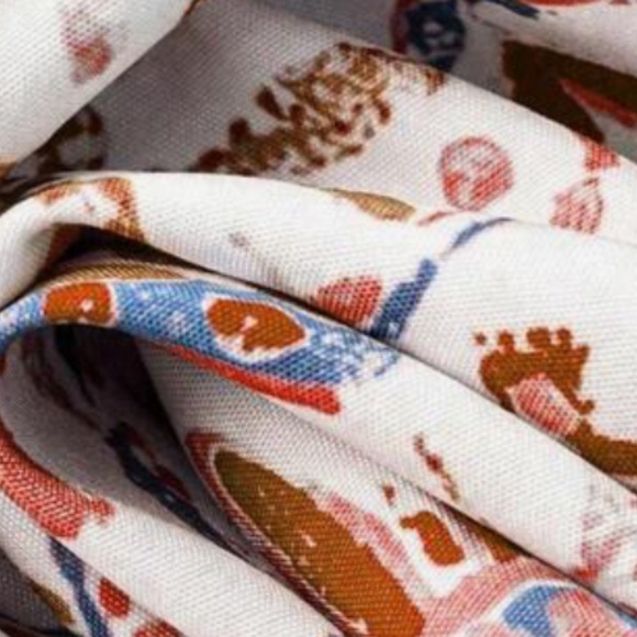 Boho Floral Print High Waist Ruffle Hem Maxi Skirt - Picture 3 of 4